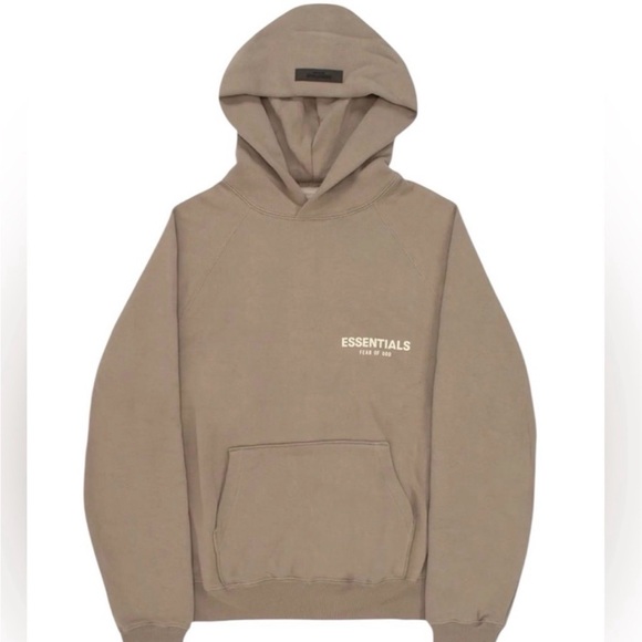 Essentials Feat Of God Other - Essentials Fear of God Desert Taupe Hoodie – Size Small – New With Tags
